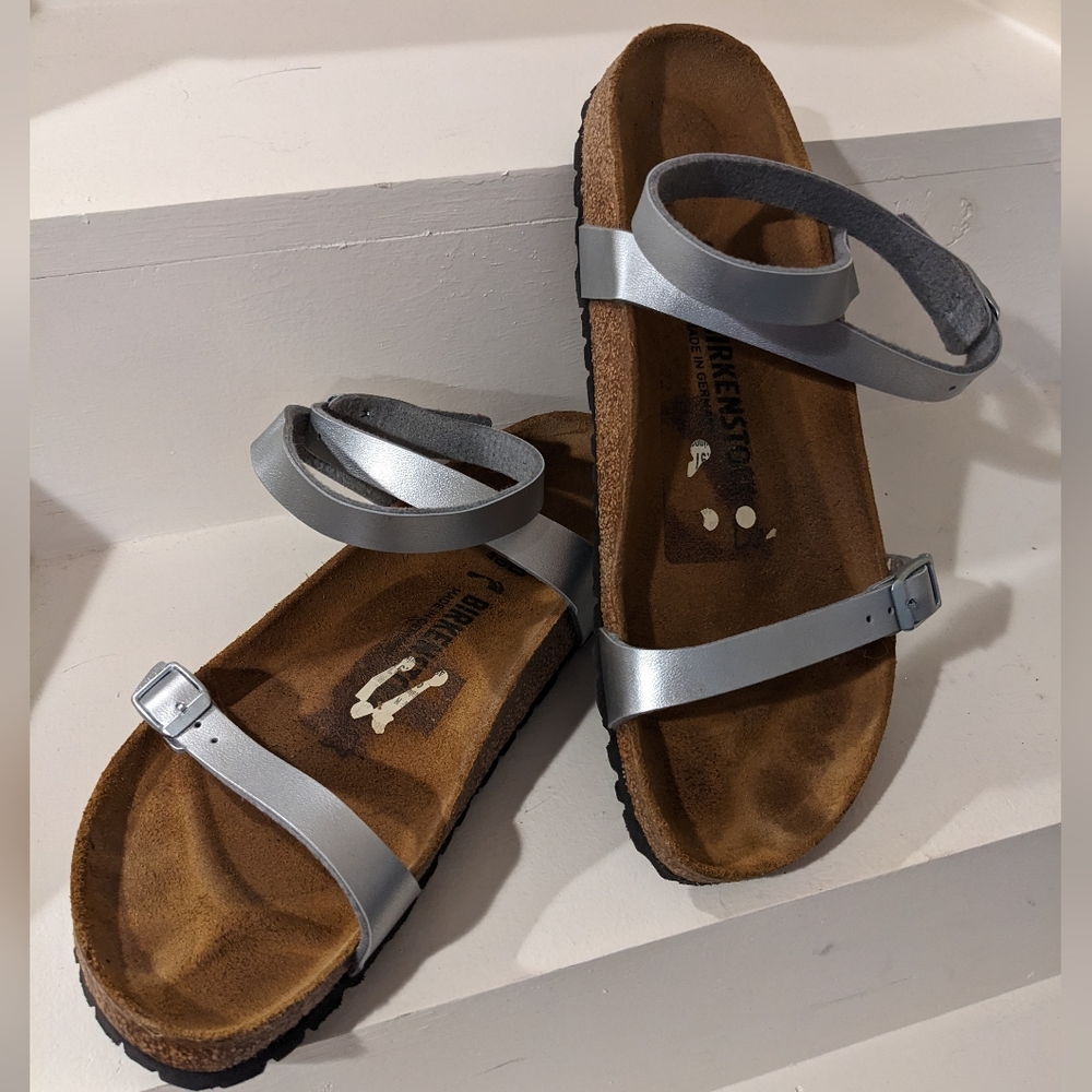 Birkenstock sandals.